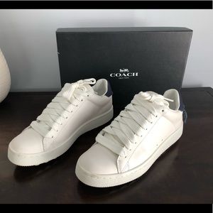 Coach LO-TOP Sneaker Calf/PEB. White/Navy